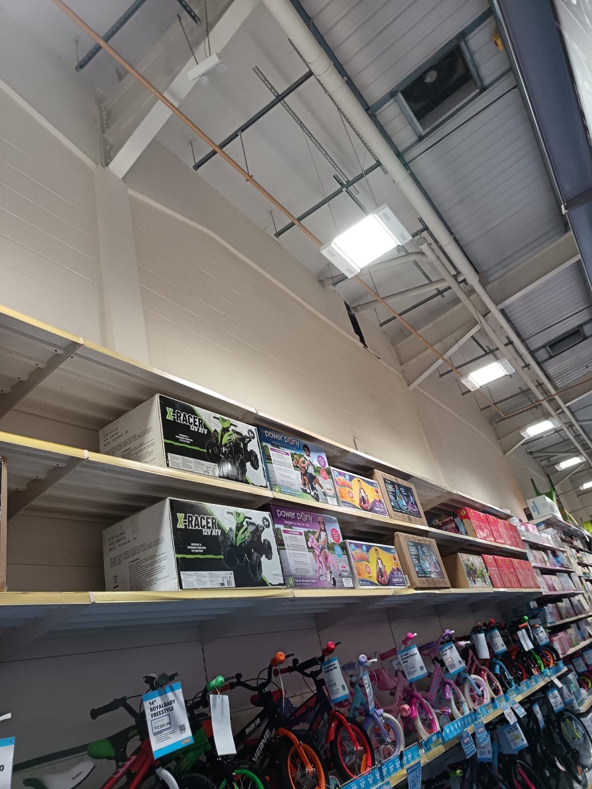 Before: an empty commercial unit in Derby ready for fit-out